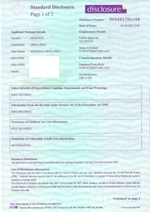 Simons CRB certificate